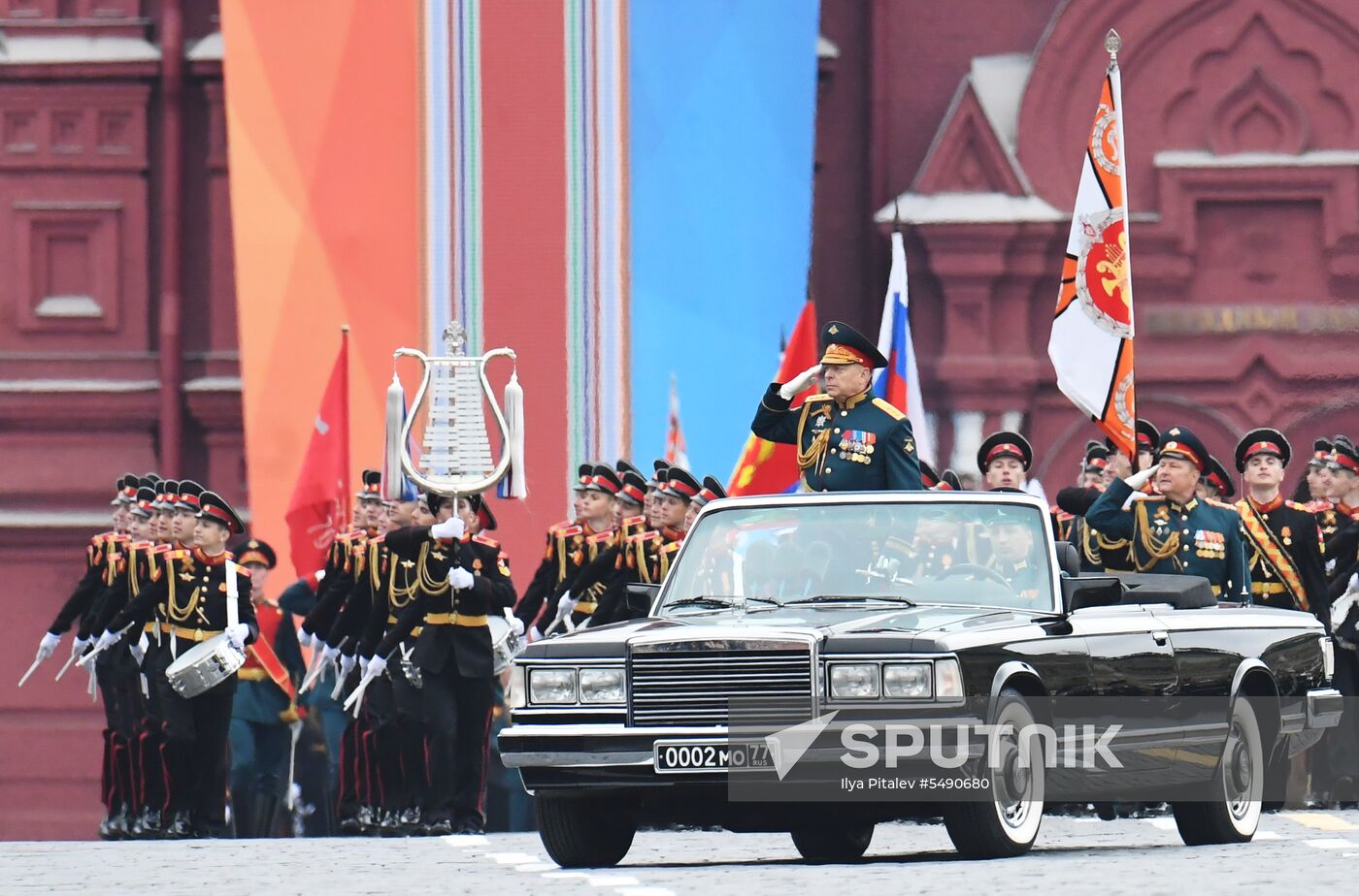 Final rehearsal of Victory Day Parade on Red Square