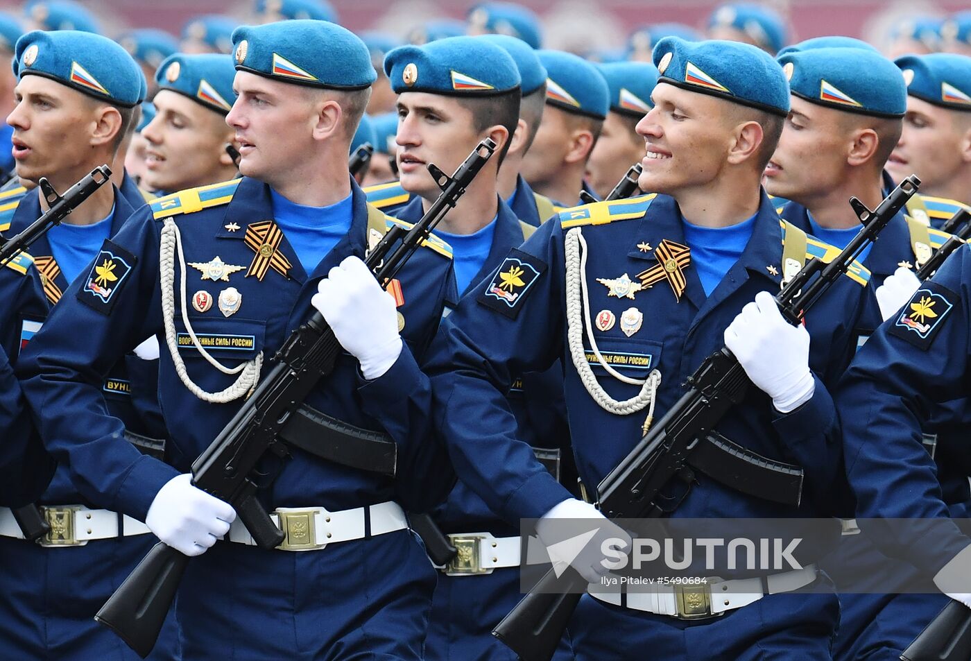 Final rehearsal of Victory Day Parade on Red Square