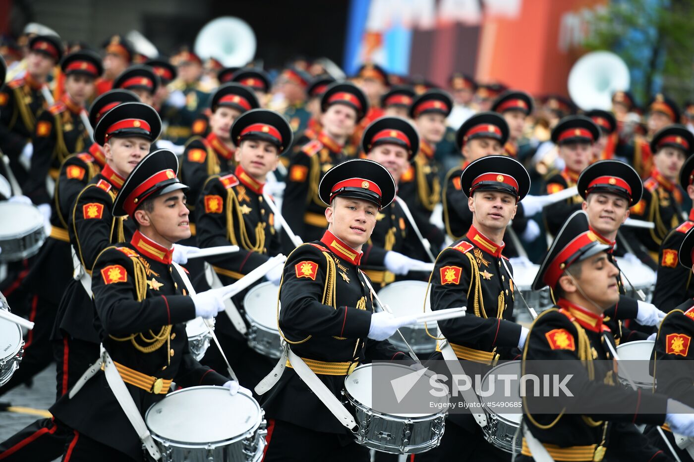 Final rehearsal of Victory Day Parade on Red Square