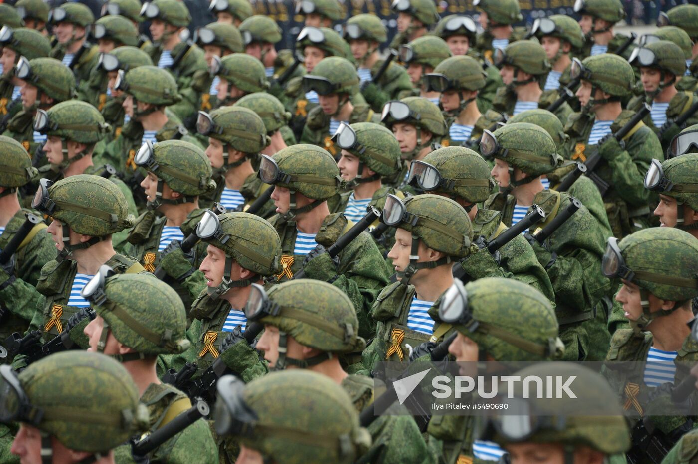 Final rehearsal of Victory Day Parade on Red Square