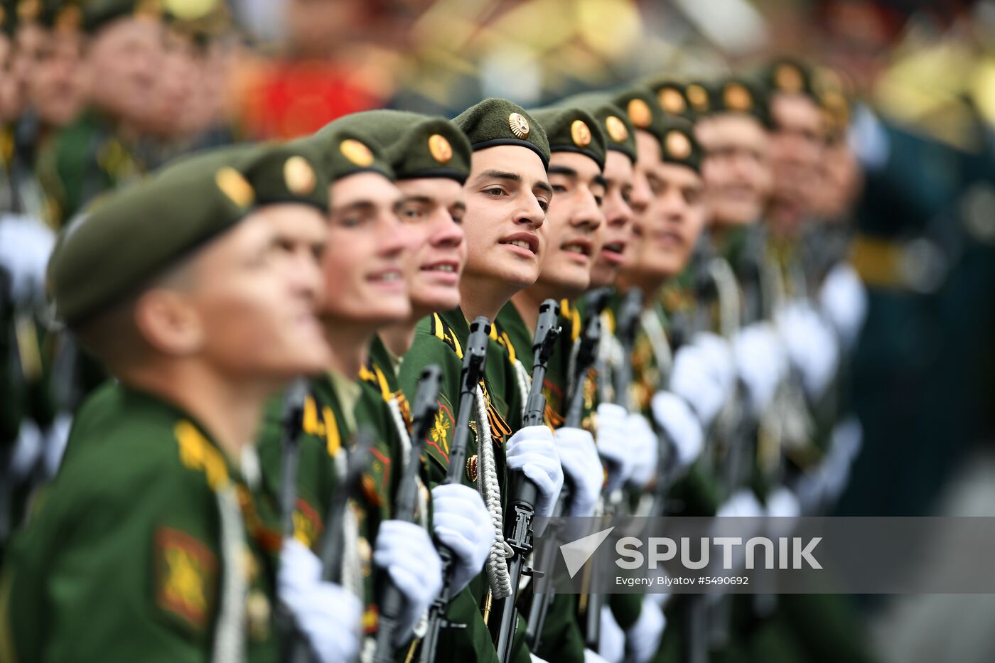 Final rehearsal of Victory Day Parade on Red Square