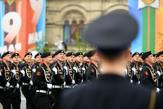 Final rehearsal of Victory Day Parade on Red Square