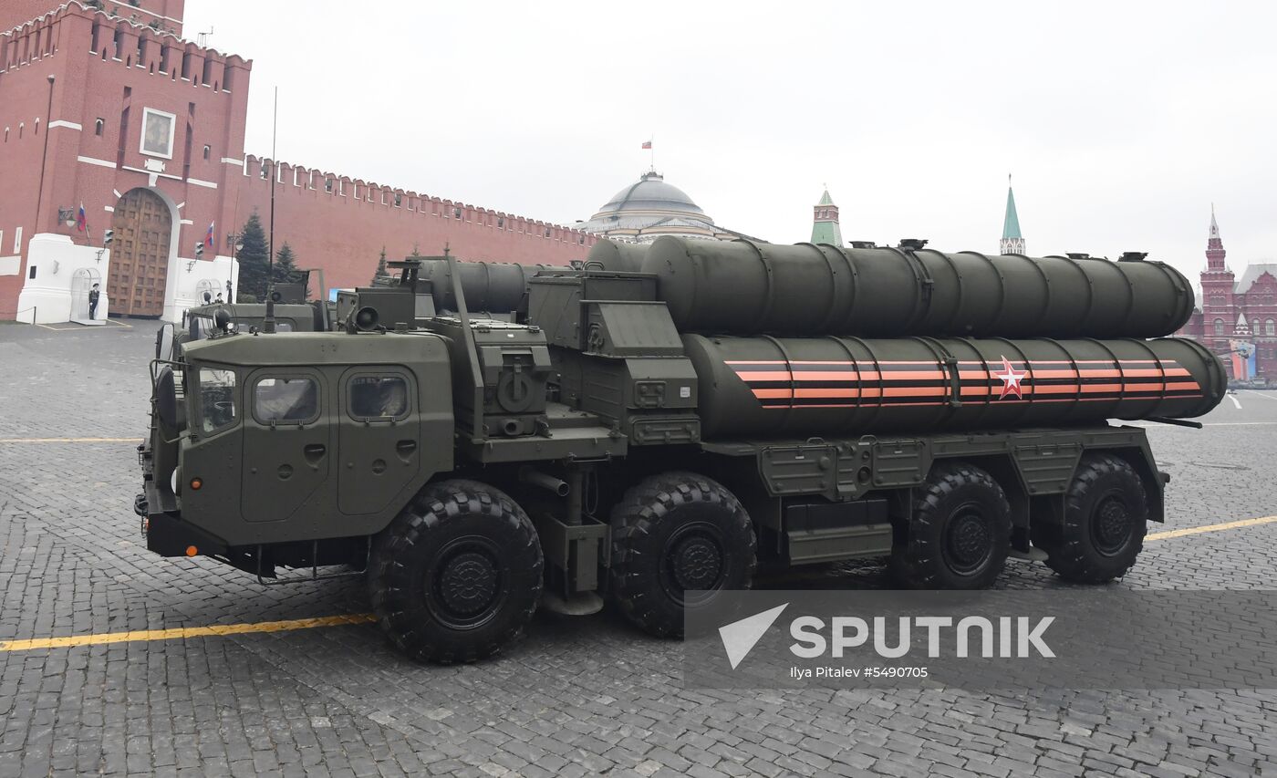 Final rehearsal of Victory Day Parade on Red Square