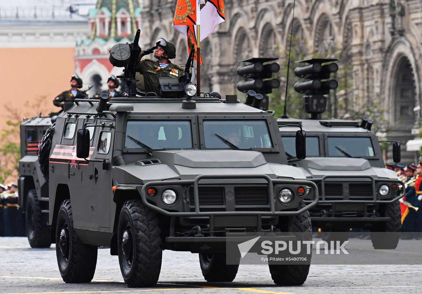 Final rehearsal of Victory Day Parade on Red Square