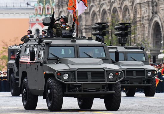 Final rehearsal of Victory Day Parade on Red Square