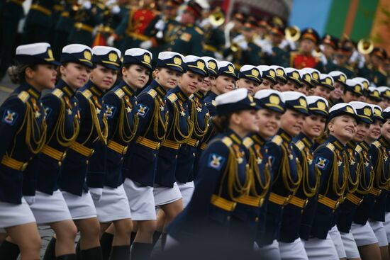 Final rehearsal of Victory Day Parade on Red Square