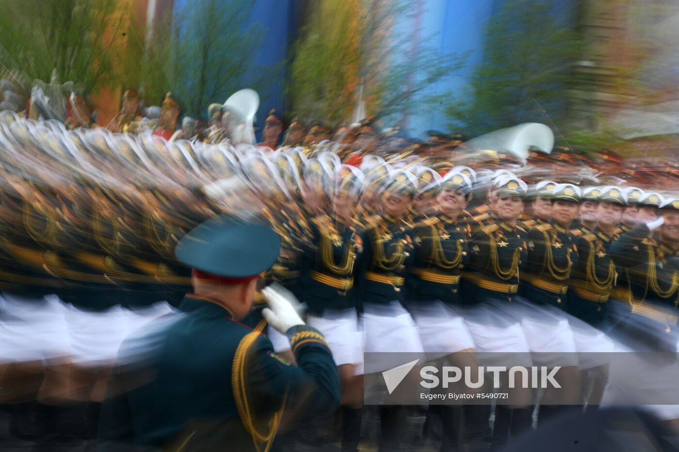 Final rehearsal of Victory Day Parade on Red Square