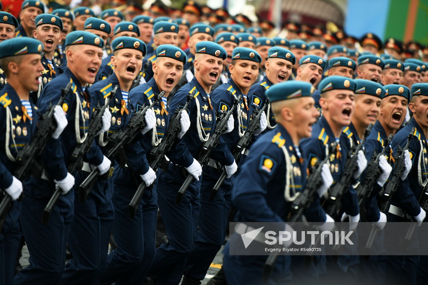 Final rehearsal of Victory Day Parade on Red Square
