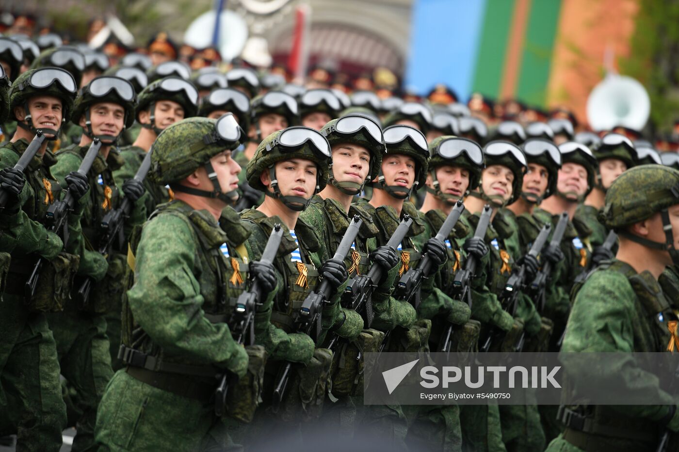 Final rehearsal of Victory Day Parade on Red Square