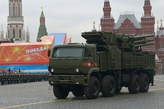 Final rehearsal of Victory Day Parade on Red Square