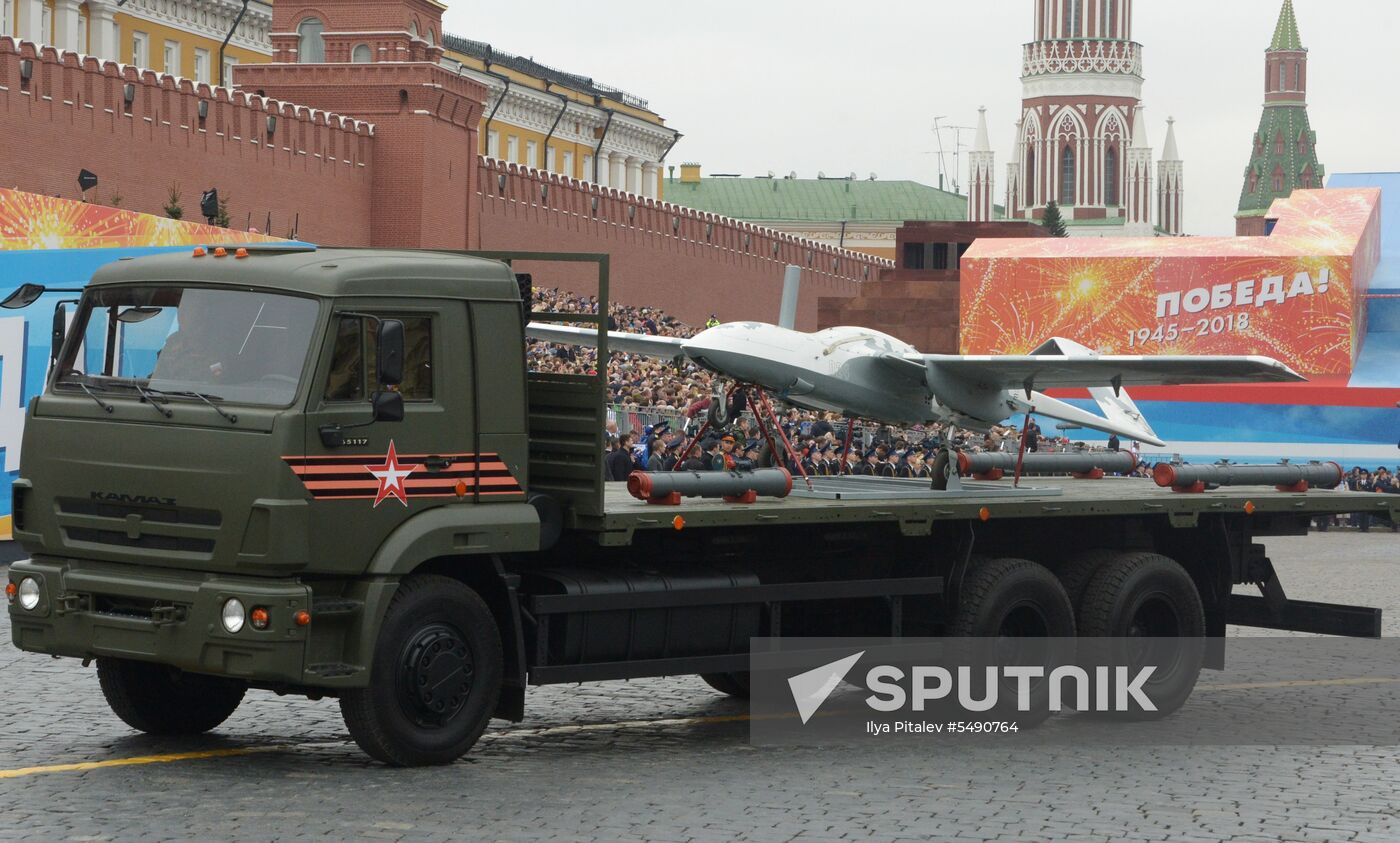 Final rehearsal of Victory Day Parade on Red Square