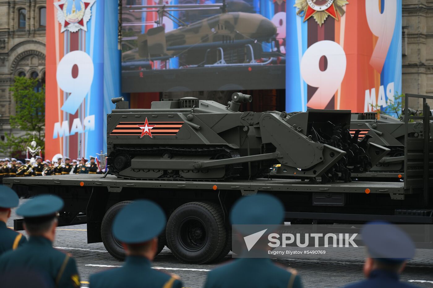 Final rehearsal of Victory Day Parade on Red Square