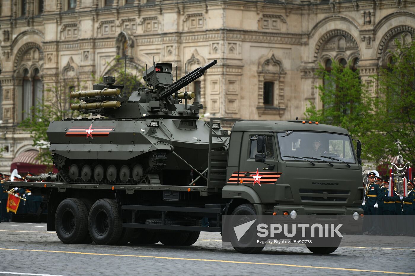 Final rehearsal of Victory Day Parade on Red Square