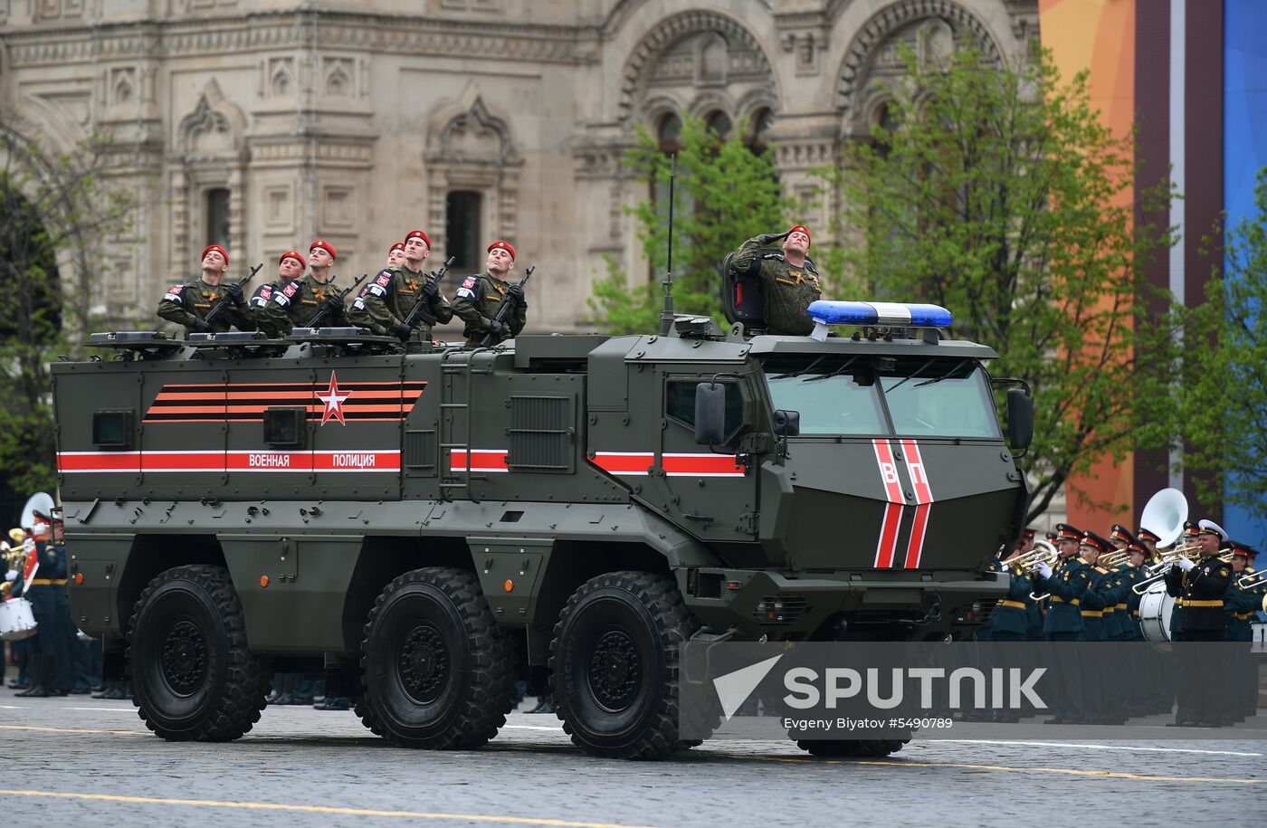 Final rehearsal of Victory Day Parade on Red Square