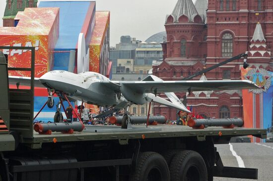 Final rehearsal of Victory Day Parade on Red Square