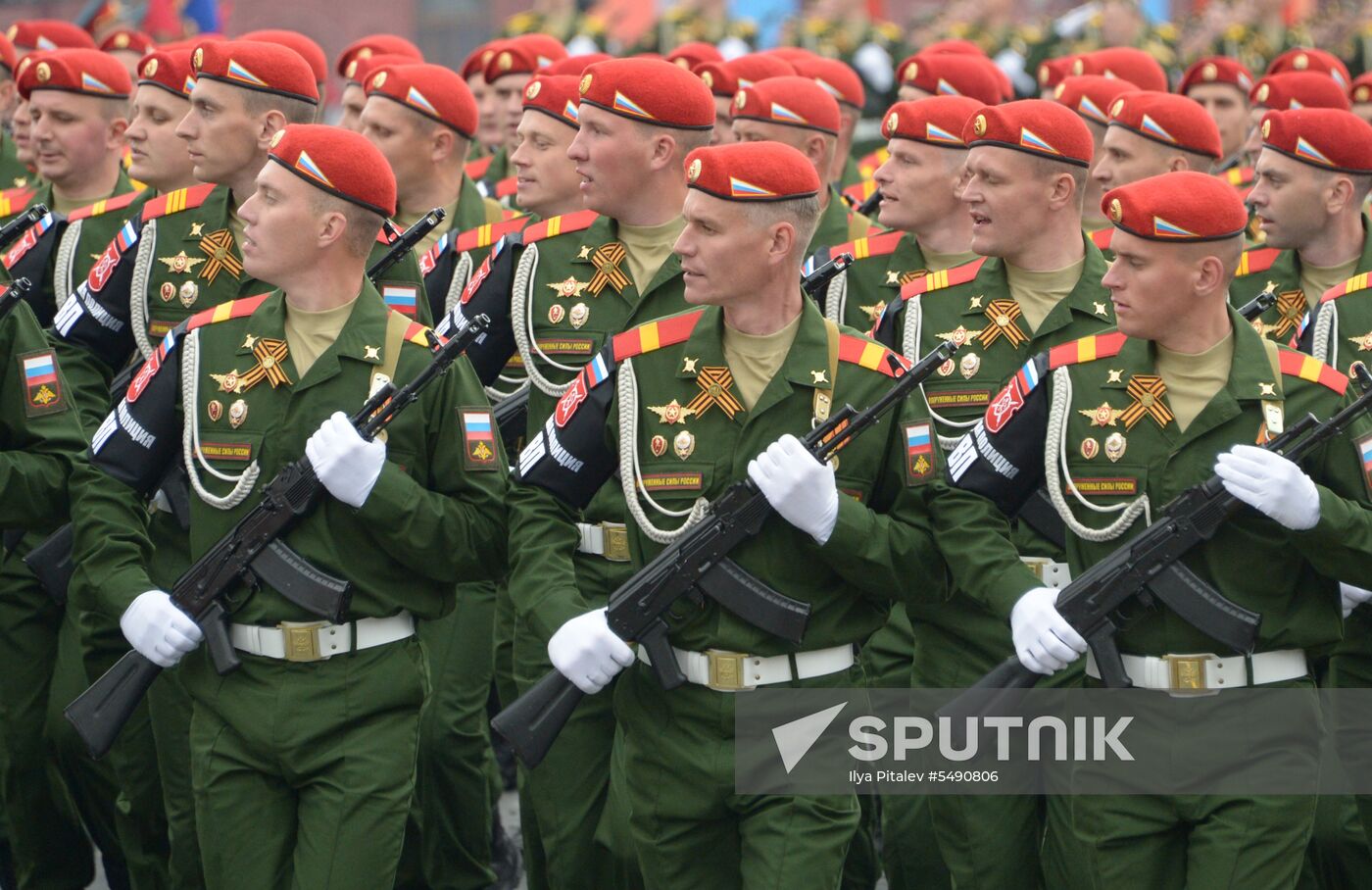 Final rehearsal of Victory Day Parade on Red Square