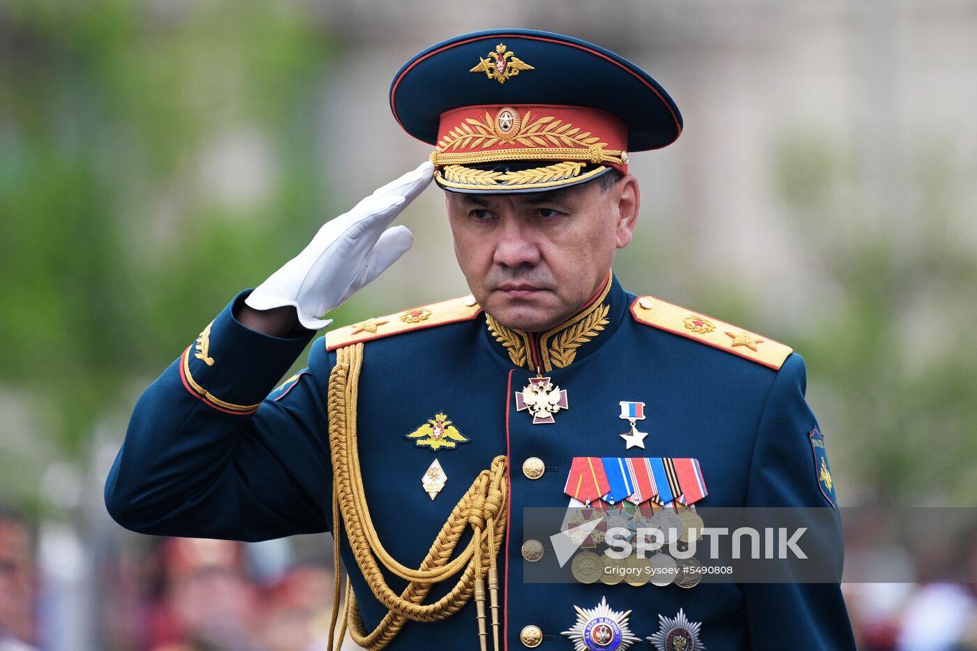 Final rehearsal of Victory Day Parade on Red Square