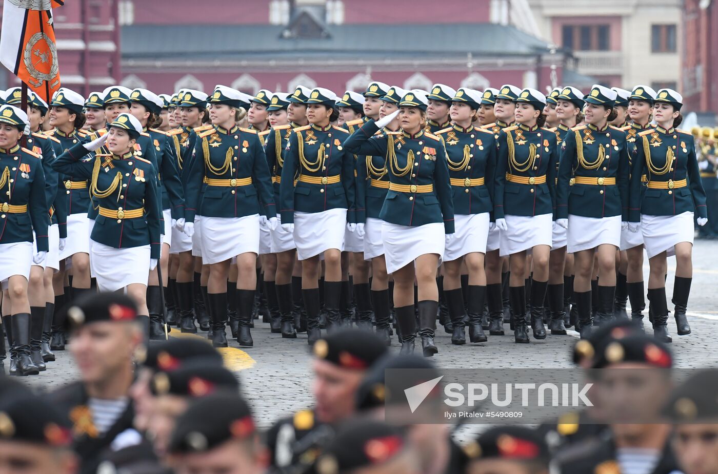 Final rehearsal of Victory Day Parade on Red Square