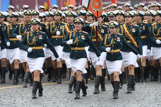 Final rehearsal of Victory Day Parade on Red Square