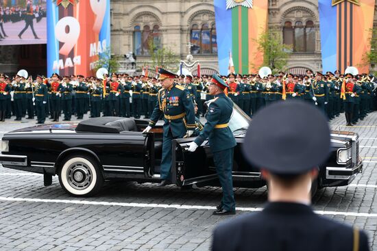 Final rehearsal of Victory Day Parade on Red Square