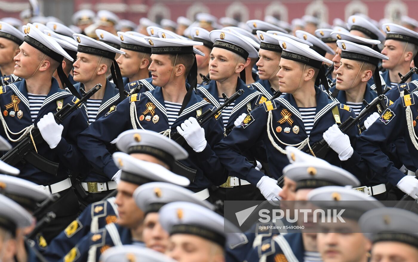 Final rehearsal of Victory Day Parade on Red Square