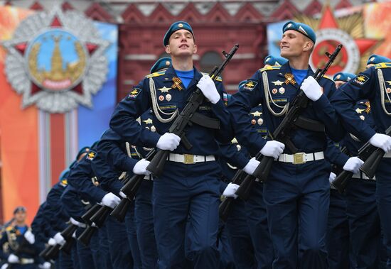 Final rehearsal of Victory Day Parade on Red Square