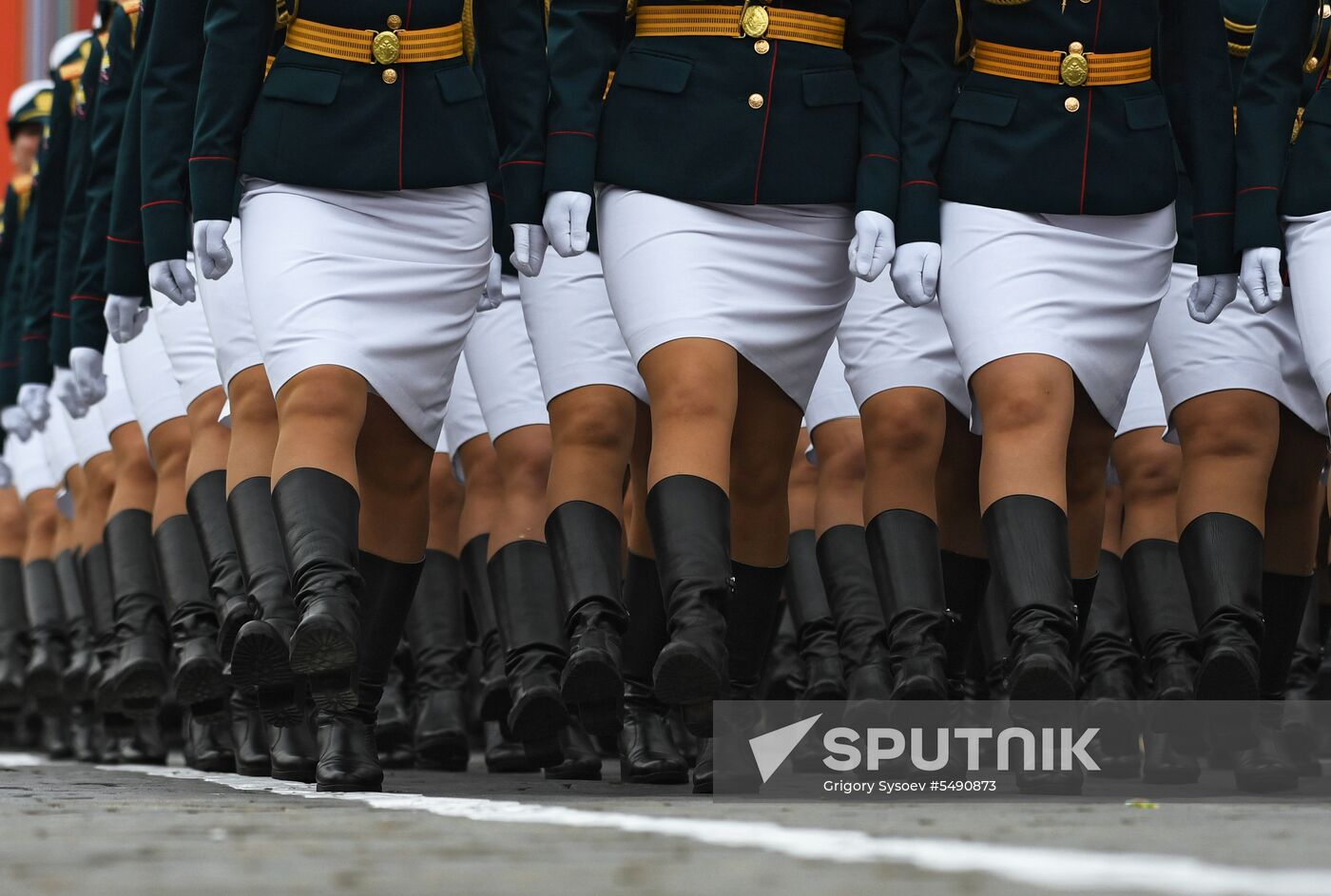 Final rehearsal of Victory Day Parade on Red Square