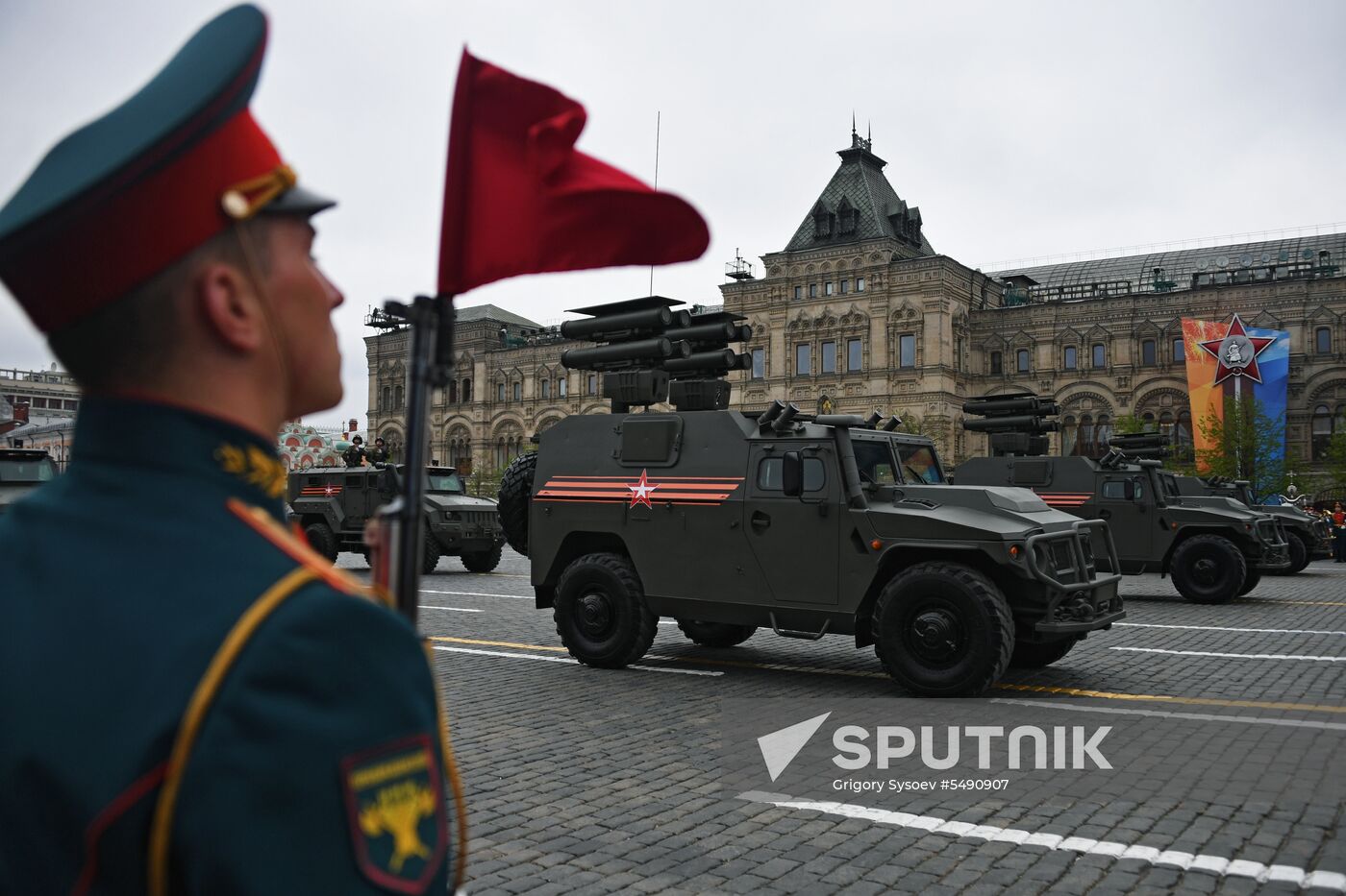 Final rehearsal of Victory Day Parade on Red Square