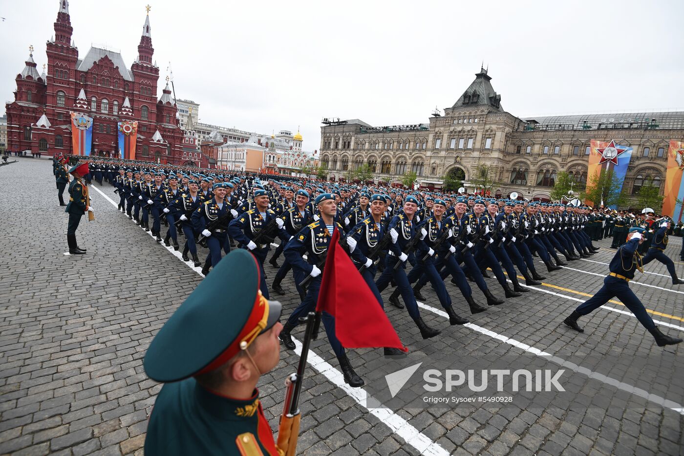 Final rehearsal of Victory Day Parade on Red Square