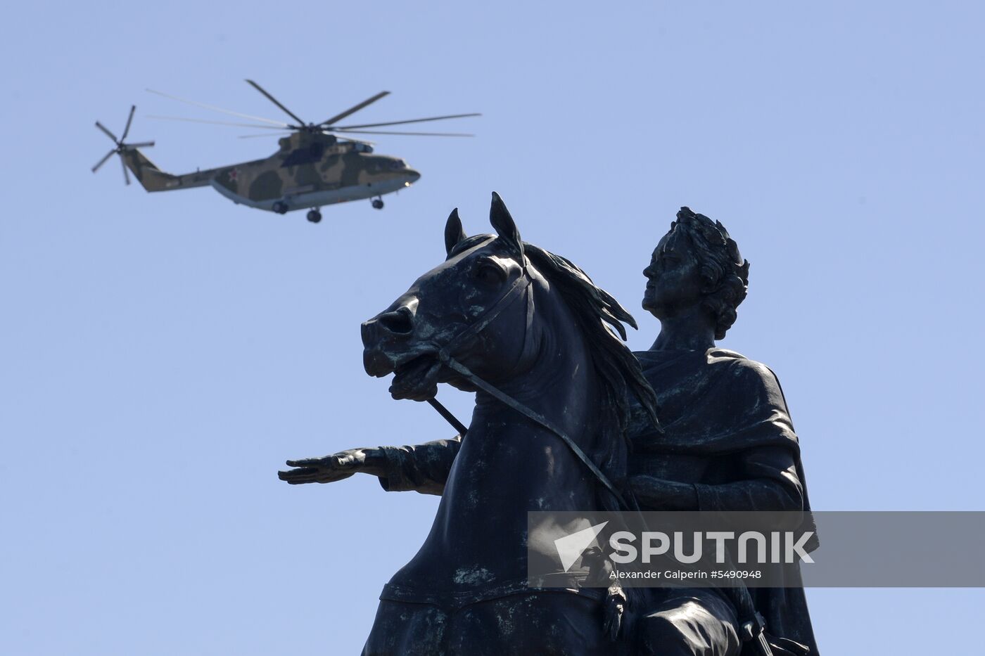 Final rehearsal of Victory Day Parade in St. Petersburg