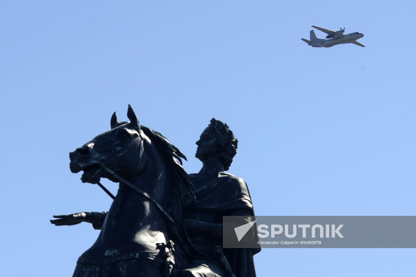 Final rehearsal of Victory Day Parade in St. Petersburg