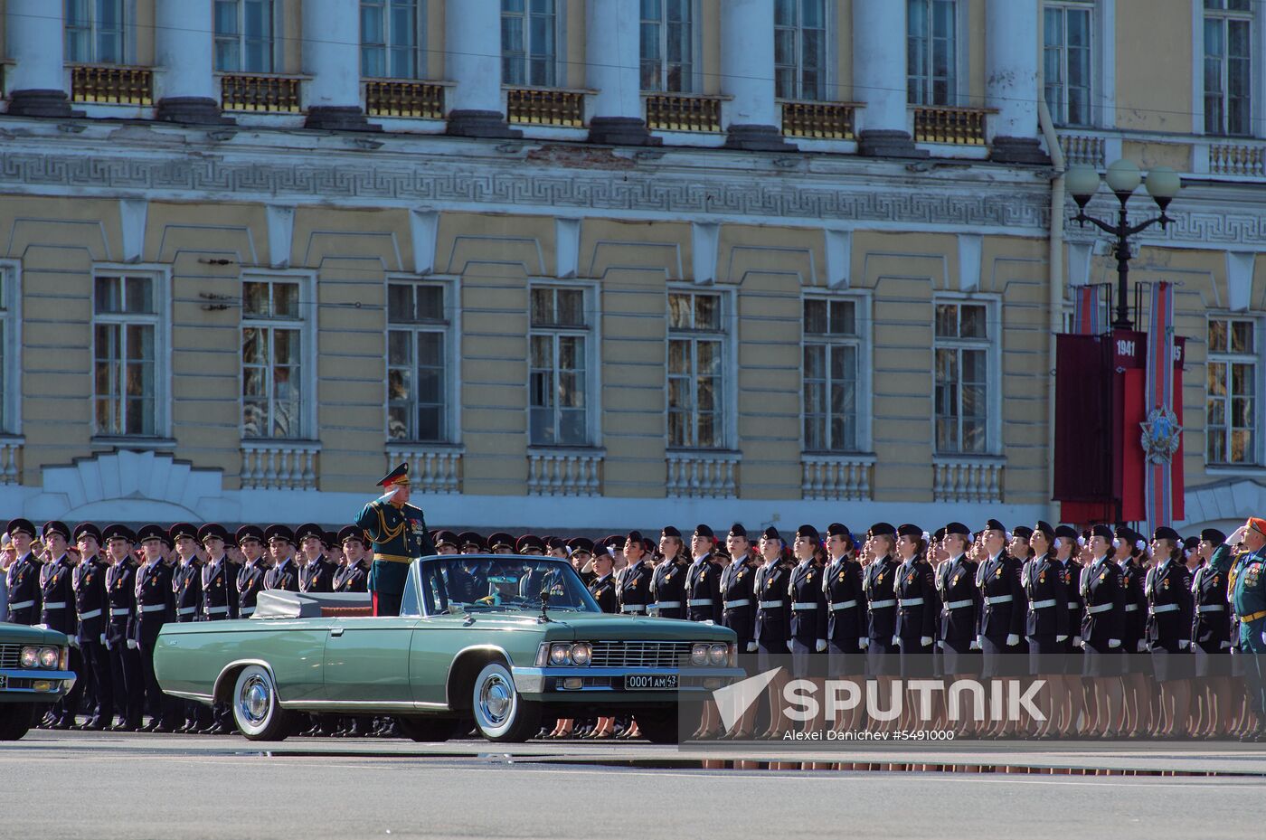 Final rehearsal of Victory Day Parade in St. Petersburg
