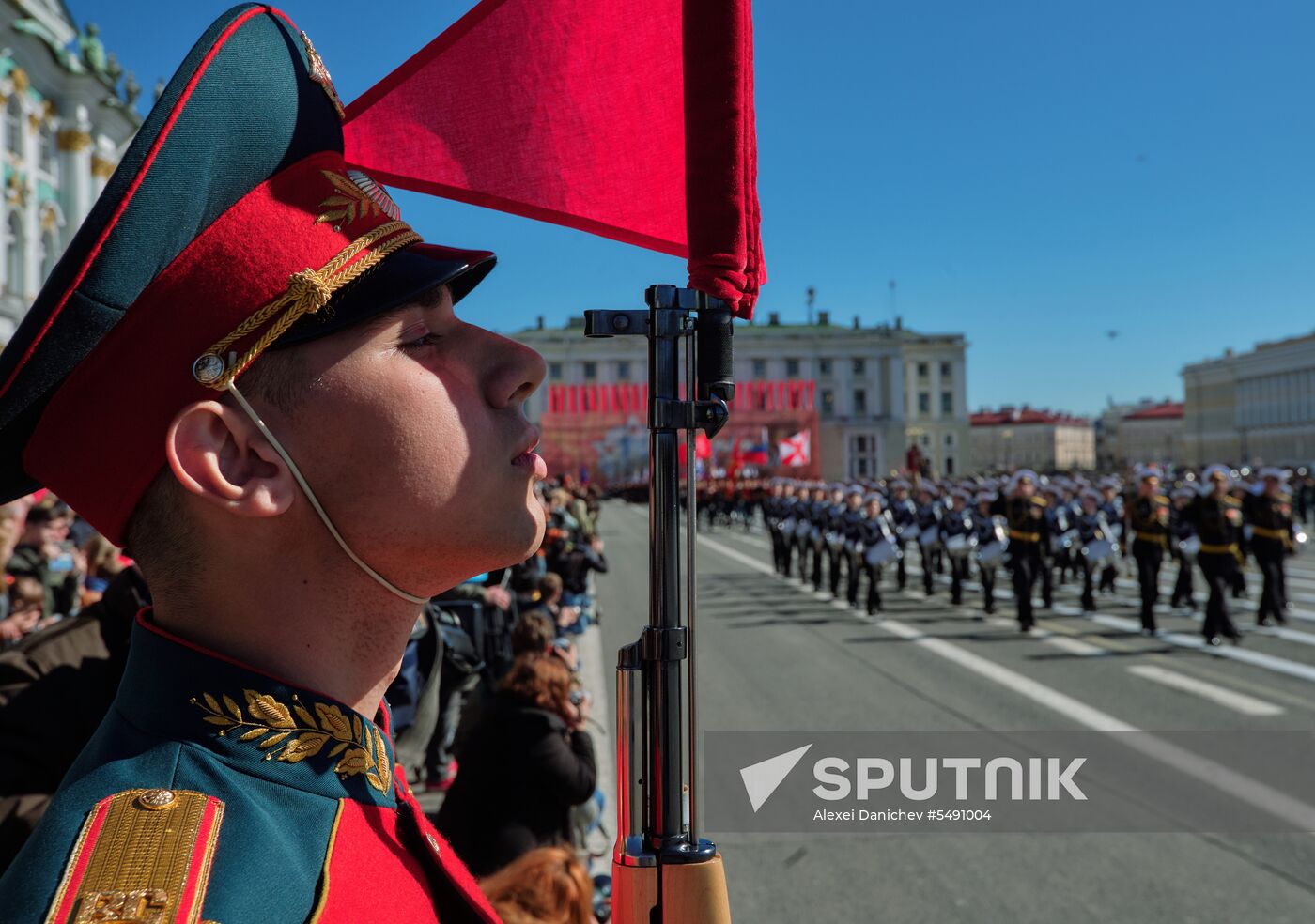 Final rehearsal of Victory Day Parade in St. Petersburg
