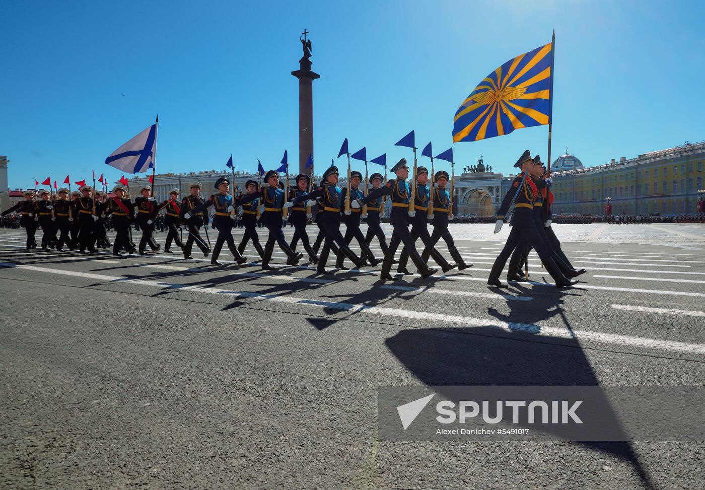 Final rehearsal of Victory Day Parade in St. Petersburg