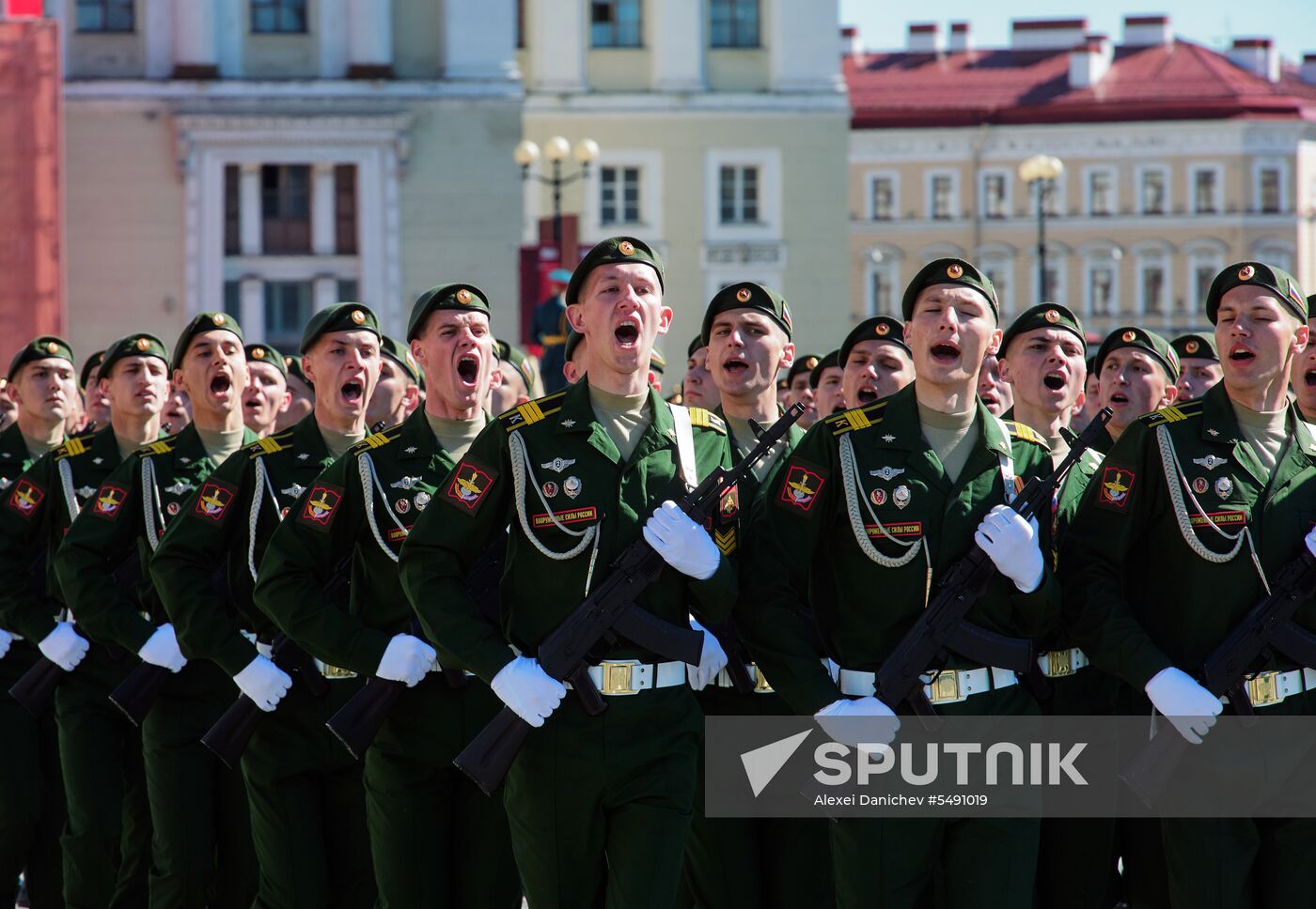 Final rehearsal of Victory Day Parade in St. Petersburg