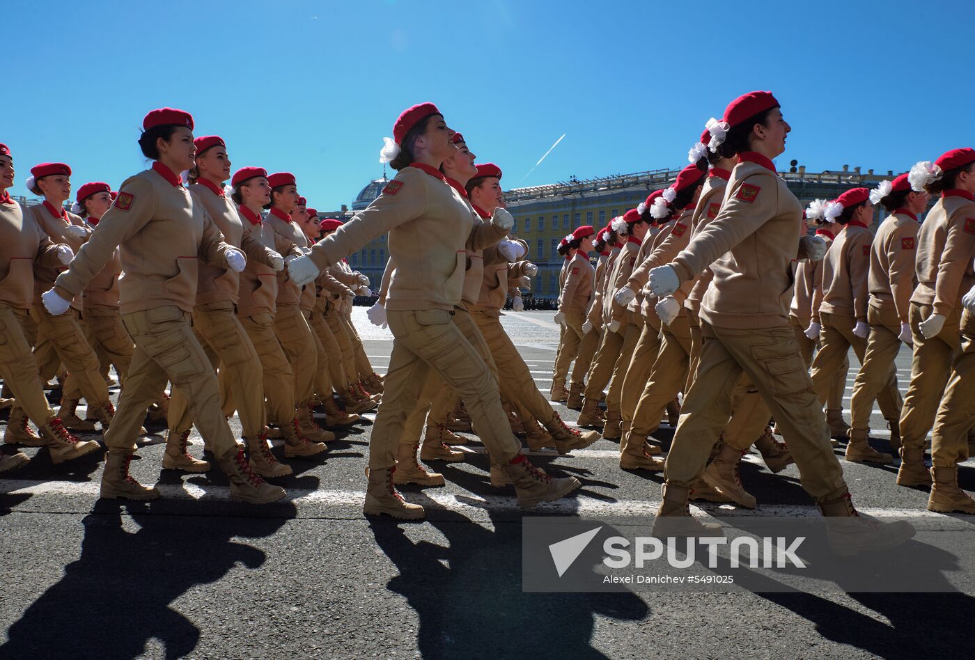 Final rehearsal of Victory Day Parade in St. Petersburg