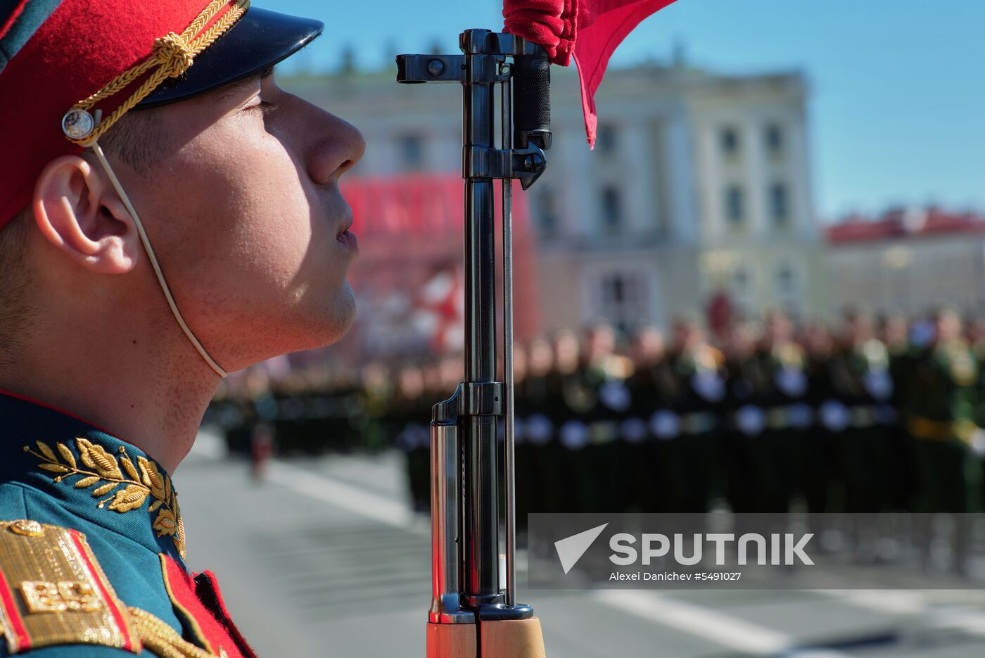 Final rehearsal of Victory Day Parade in St. Petersburg