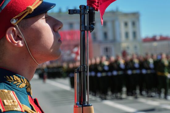 Final rehearsal of Victory Day Parade in St. Petersburg
