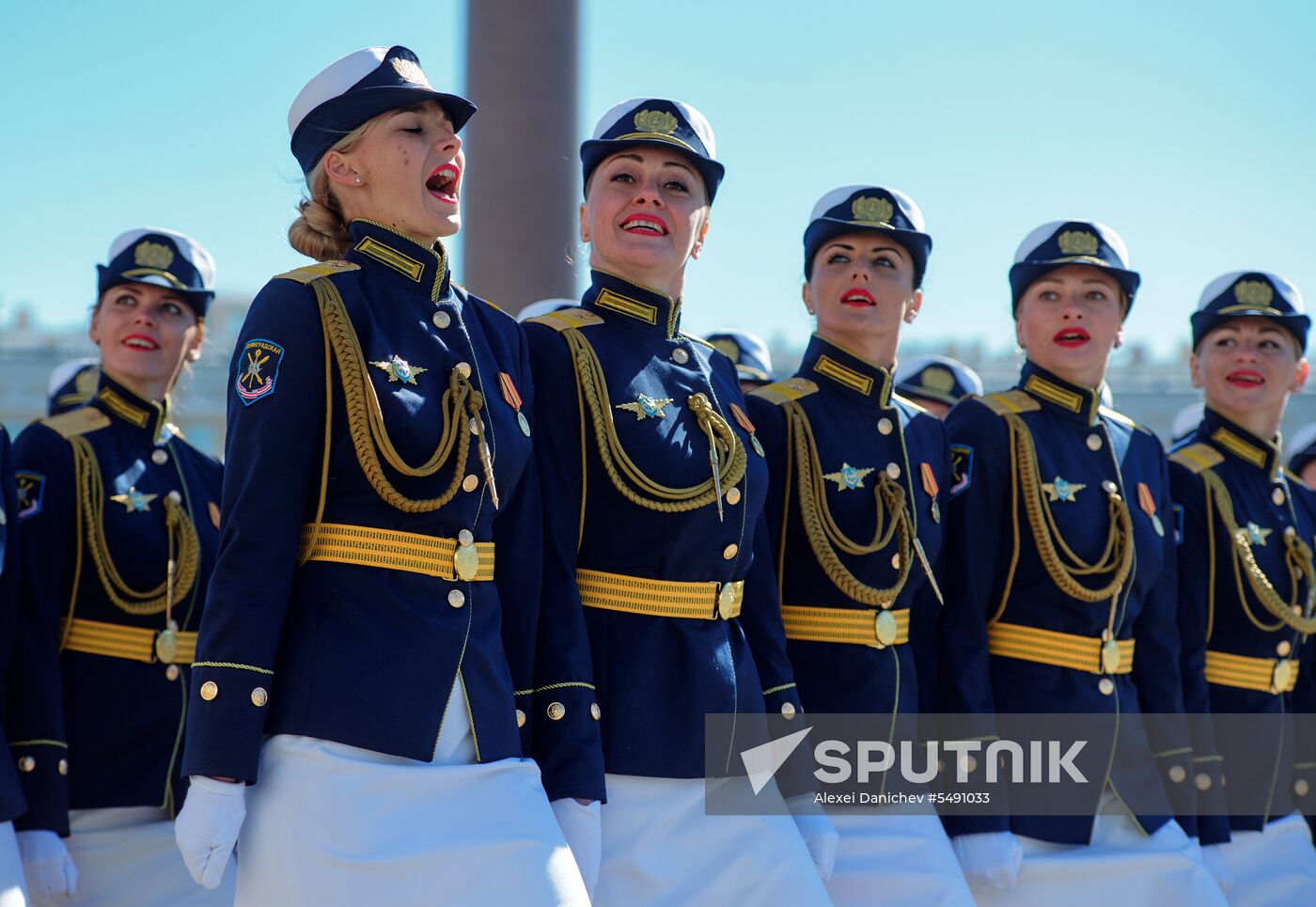 Final rehearsal of Victory Day Parade in St. Petersburg