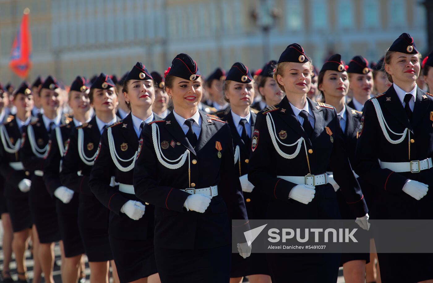 Final rehearsal of Victory Day Parade in St. Petersburg
