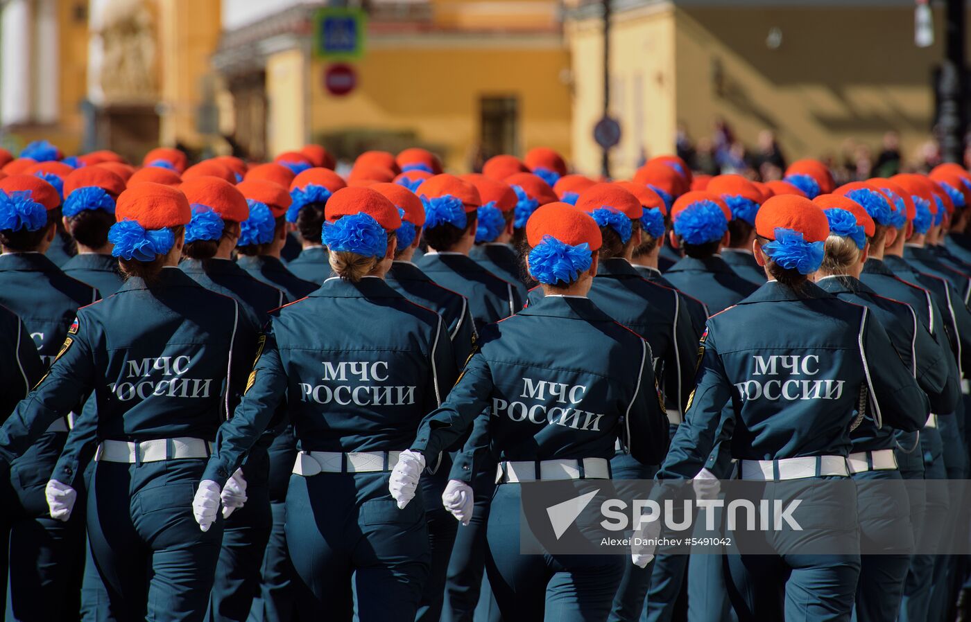 Final rehearsal of Victory Day Parade in St. Petersburg