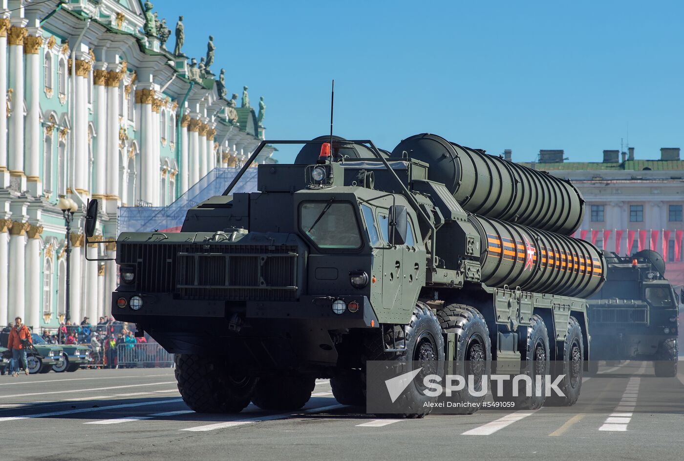 Final rehearsal of Victory Day Parade in St. Petersburg