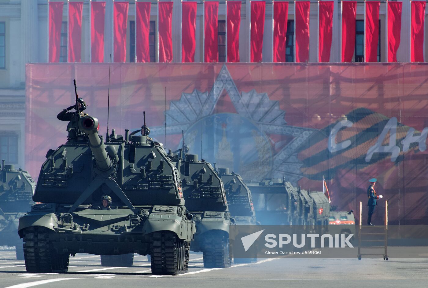 Final rehearsal of Victory Day Parade in St. Petersburg