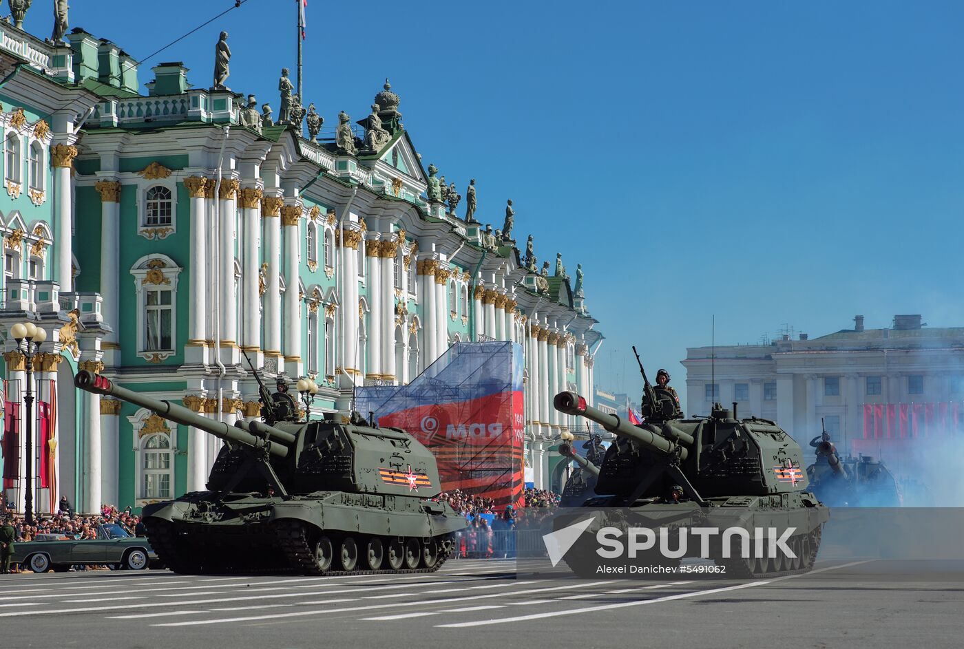 Final rehearsal of Victory Day Parade in St. Petersburg