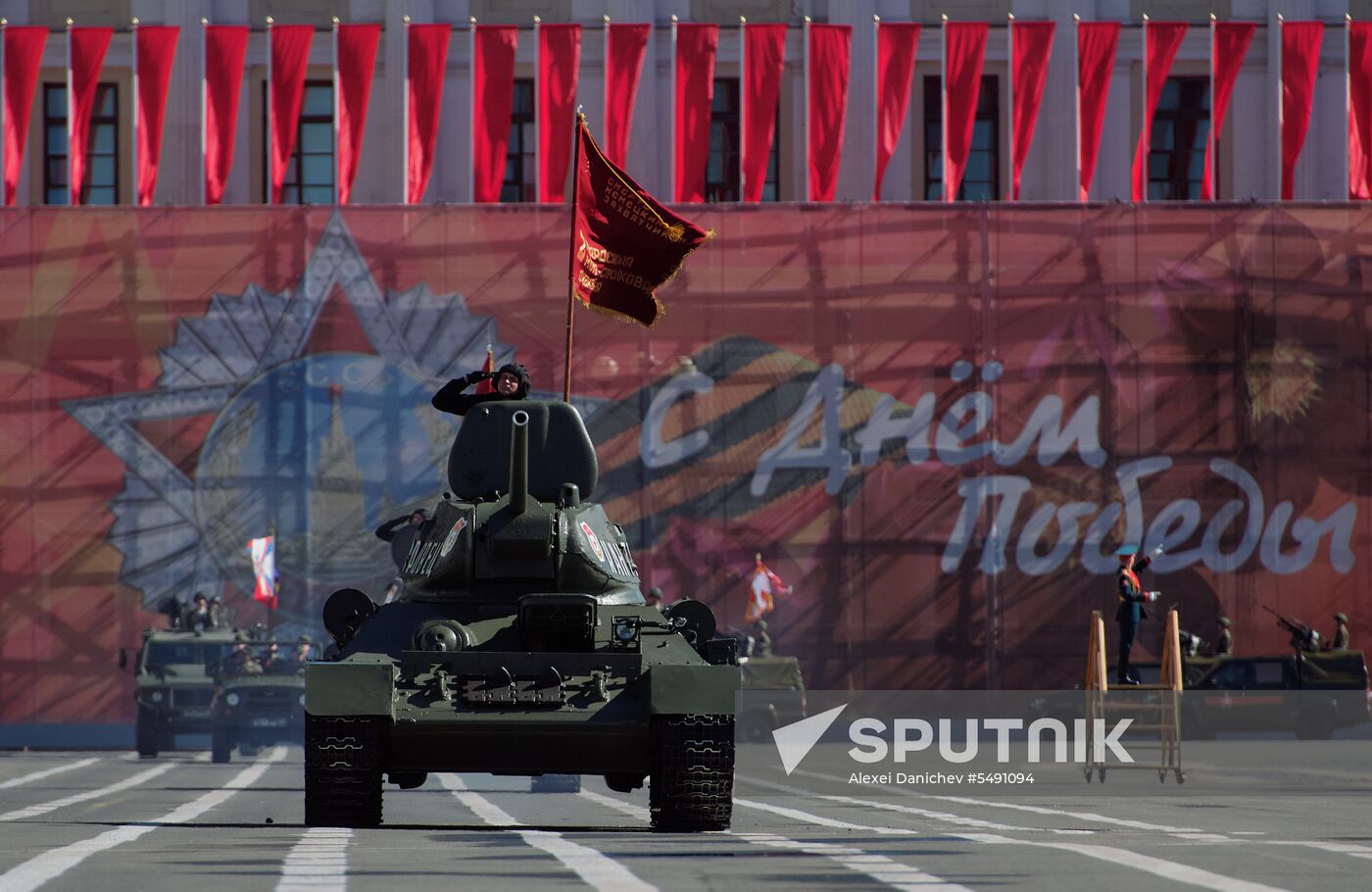 Final rehearsal of Victory Day Parade in St. Petersburg