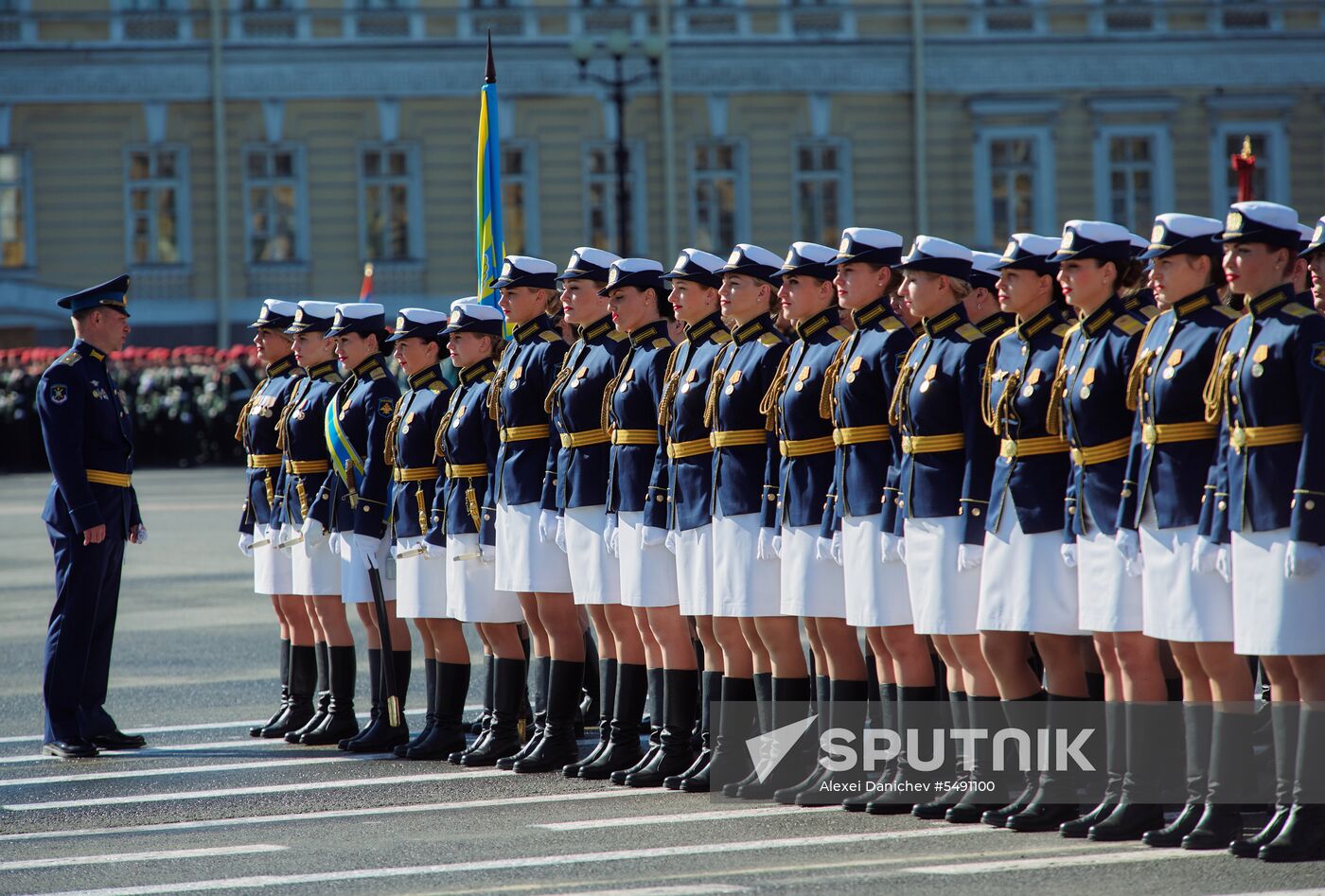 Final rehearsal of Victory Day Parade in St. Petersburg