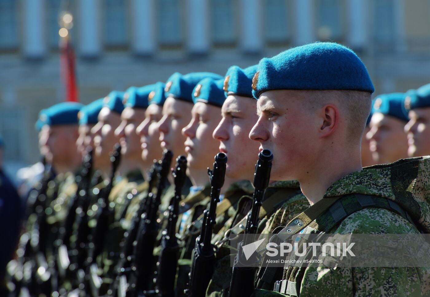 Final rehearsal of Victory Day Parade in St. Petersburg