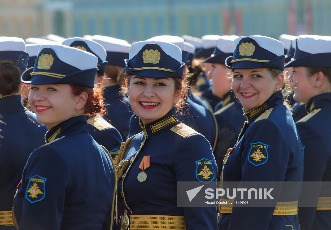 Final rehearsal of Victory Day Parade in St. Petersburg