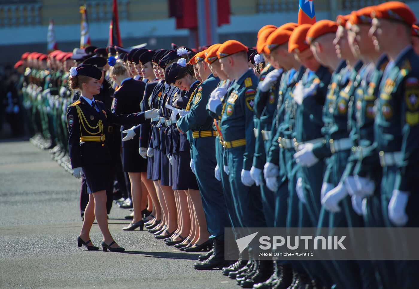 Final rehearsal of Victory Day Parade in St. Petersburg