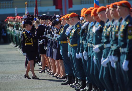 Final rehearsal of Victory Day Parade in St. Petersburg
